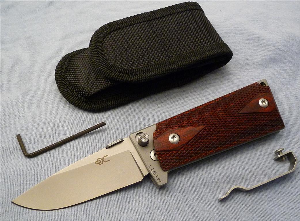 M1911 Compact Folding Knife, bead blasted 440C blade